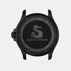 Seastar 1000 Men Quartz Graded Red-Black Dial Analog Stainless Steel Watch T1204103342100