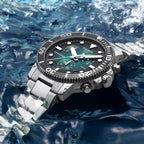 Seastar 1000 Men Quartz Green Dial Chronograph Stainless Steel Watch T1204171109101