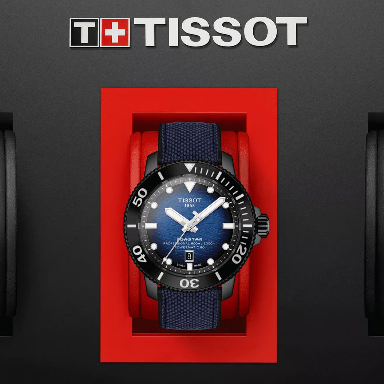 Seastar 2000 Men Automatic Multicolour Dial Analog Fabric Watch T1206073704100