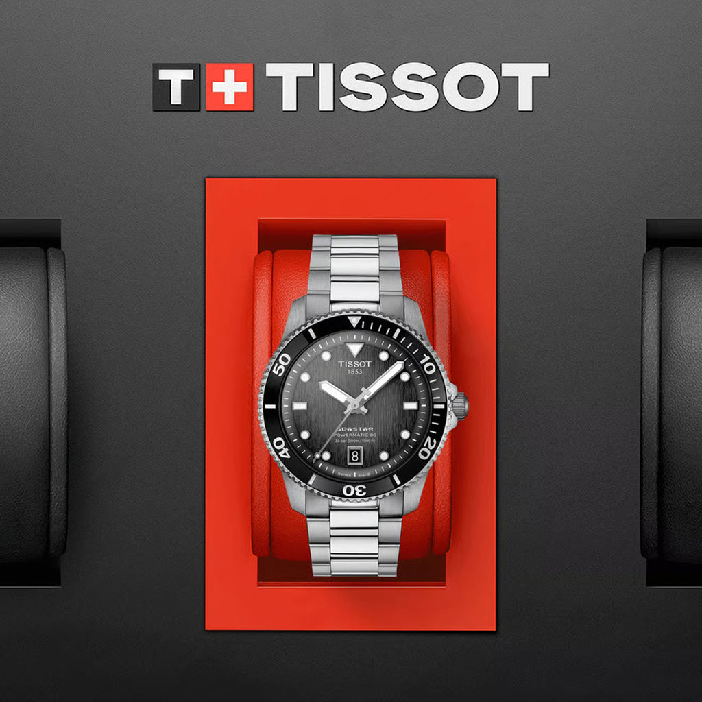 Seastar 1000 Men Automatic Multicolour Dial Analog Stainless Steel Watch T1208071105100