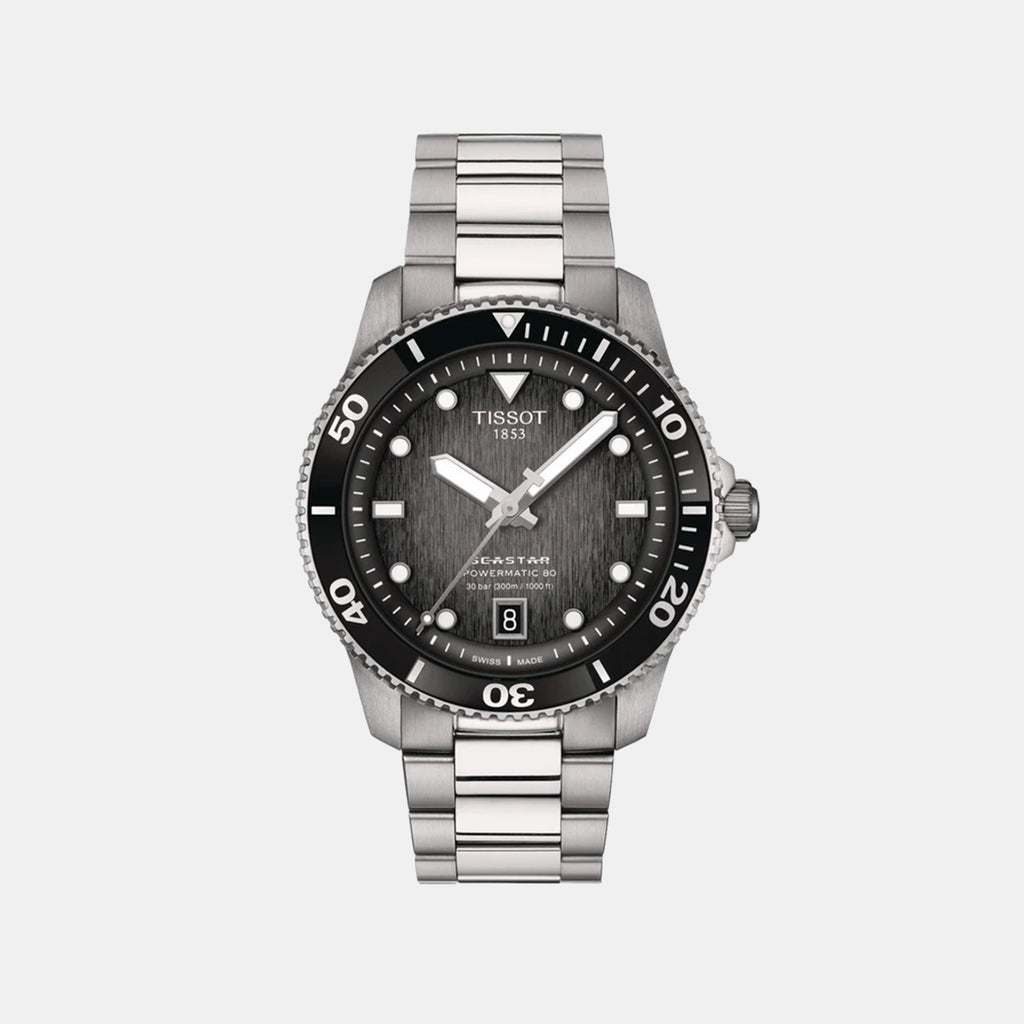 Seastar 1000 Men Automatic Multicolour Dial Analog Stainless Steel Watch T1208071105100