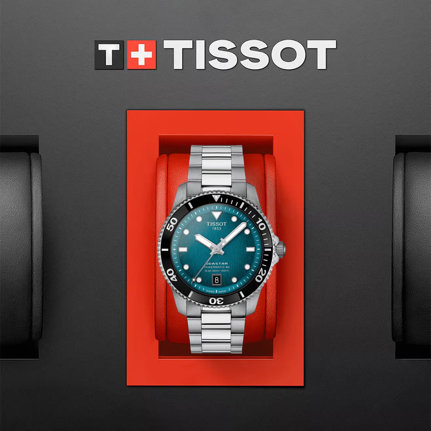 Seastar 1000 Men Automatic Multicolour Dial Analog Stainless Steel Watch T1208071109100