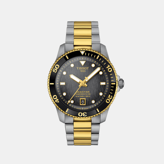 Seastar Unisex Yellow Gold Analog Stainless Steel Watch T1208072205100