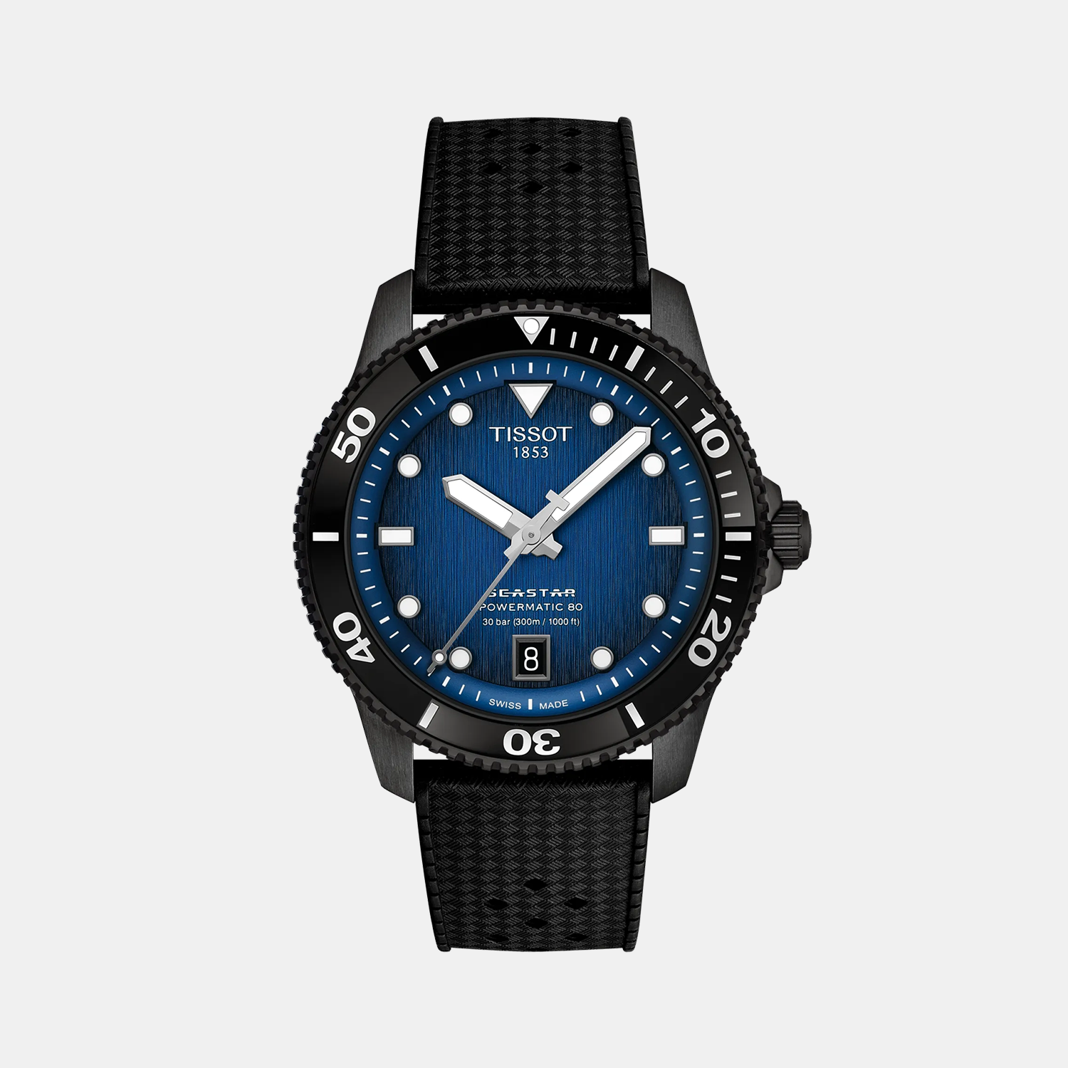 Tissot Round Blue Analog watch