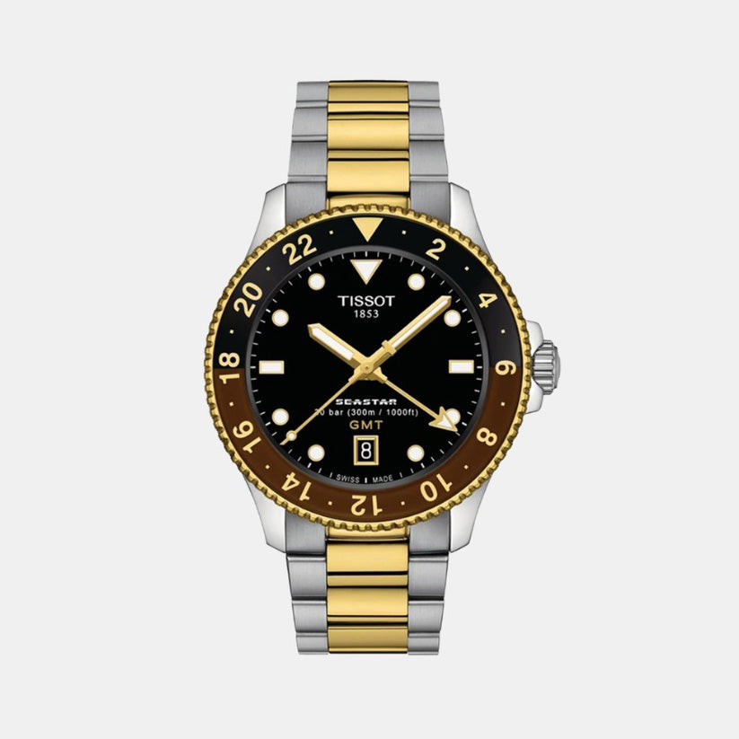 Tissot Round Black Analog watch