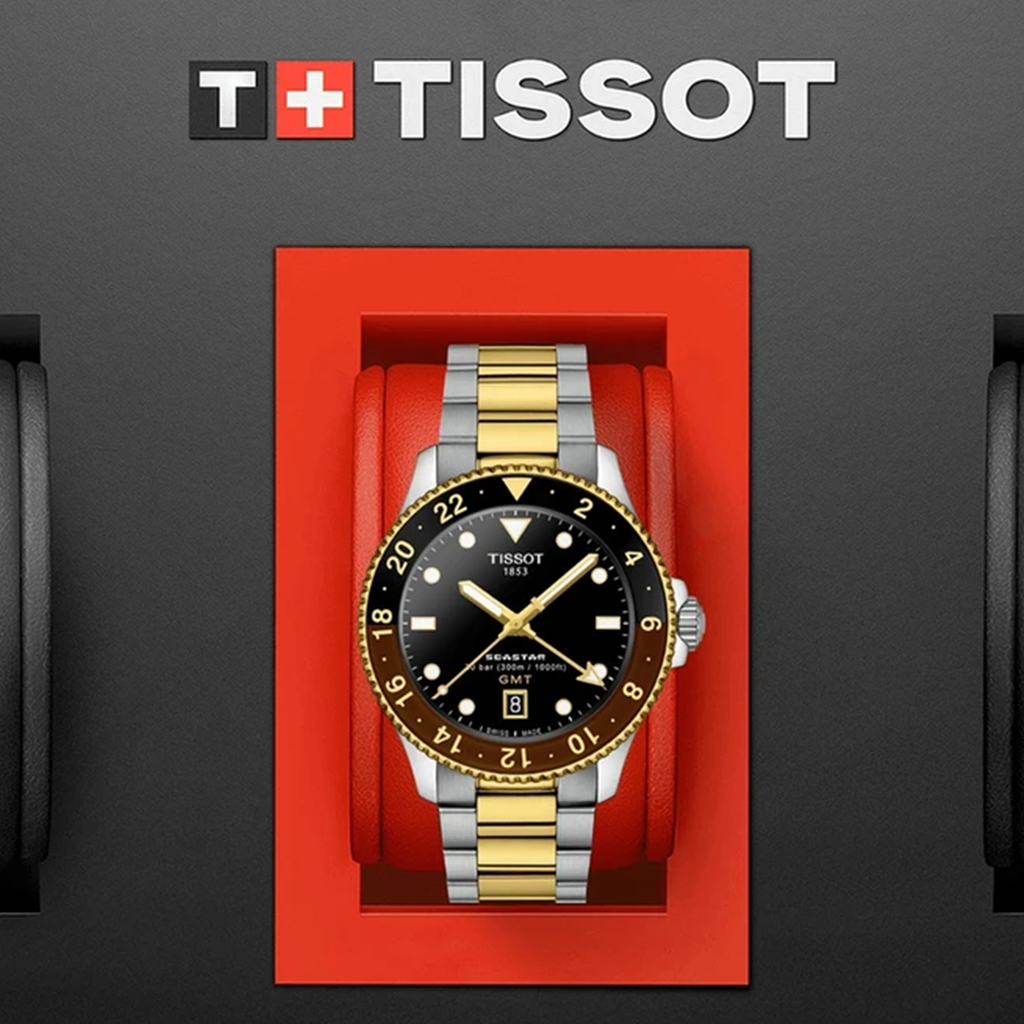Tissot 40 mm Two Tone Quartz watch