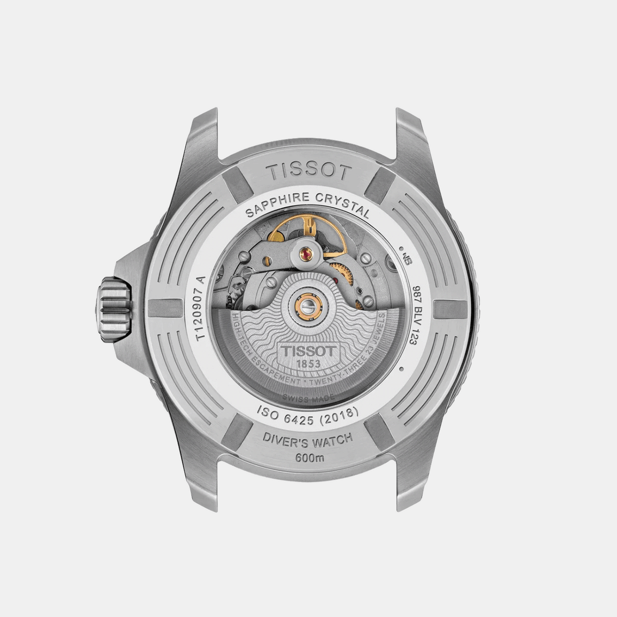 Seastar 2000 Men Automatic Grey Dial Analog Stainless Steel Watch T1209071105100