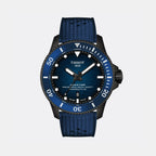 Seastar 2000 Men Automatic Blue Dial Analog Rubber Watch T1209073704100