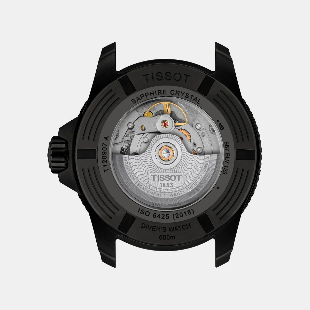 Seastar 2000 Men Automatic Grey Dial Analog Rubber Watch T1209073705100
