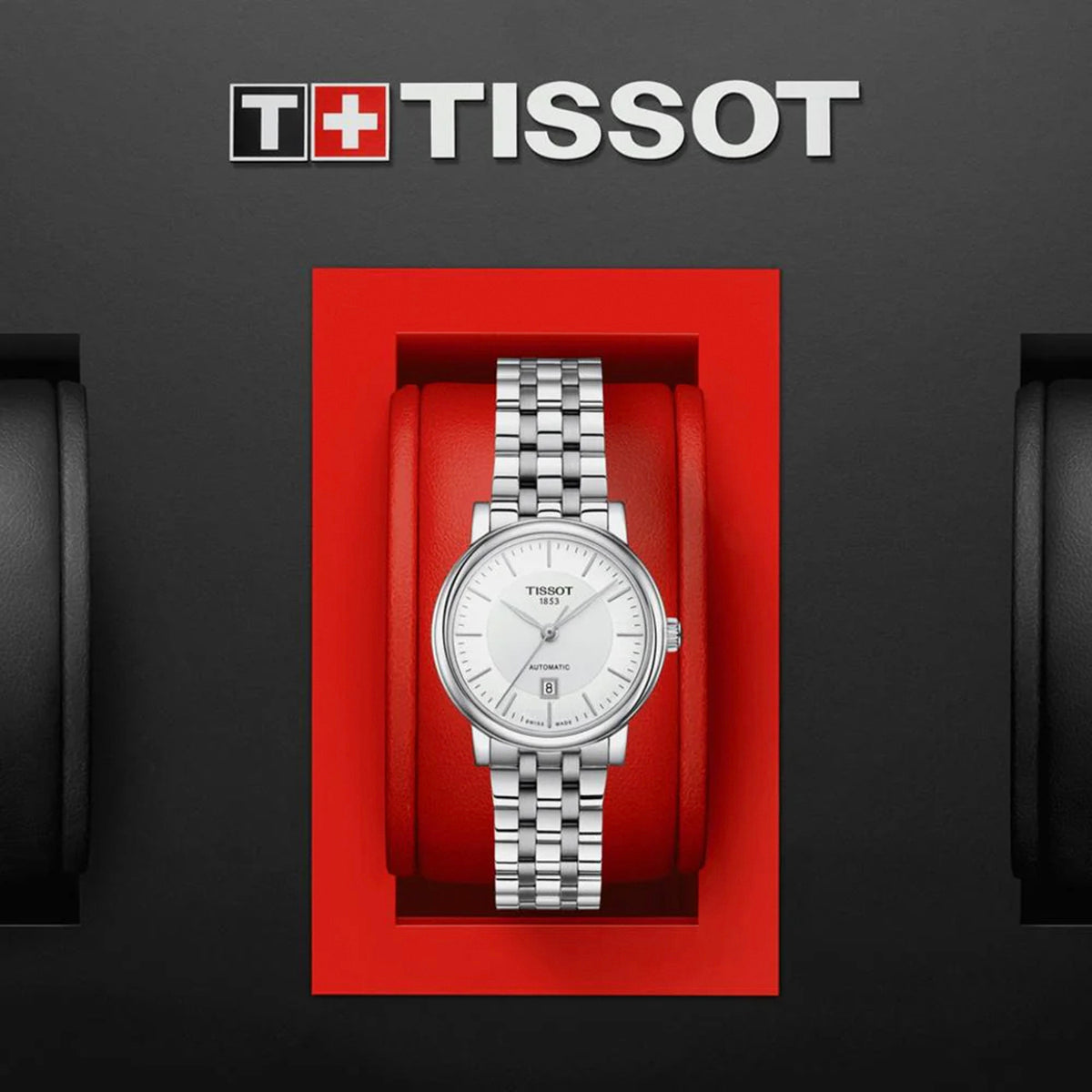 Carson Women Quartz White Dial Analog Stainless Steel Watch T1222071103100