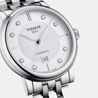 Carson Women Automatic Silver Dial Analog Stainless Steel Watch T1222071103600