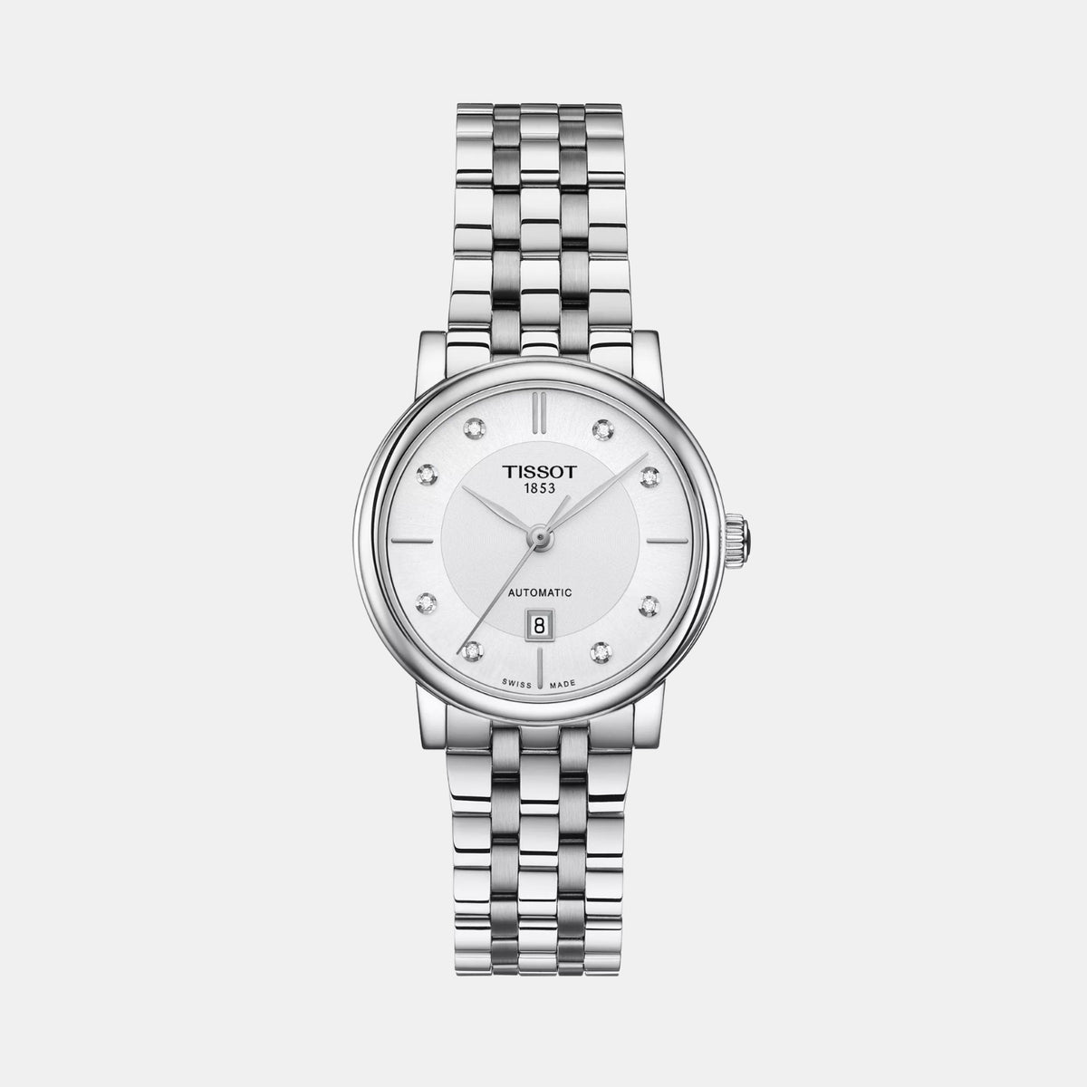 Tissot Round Silver Analog watch