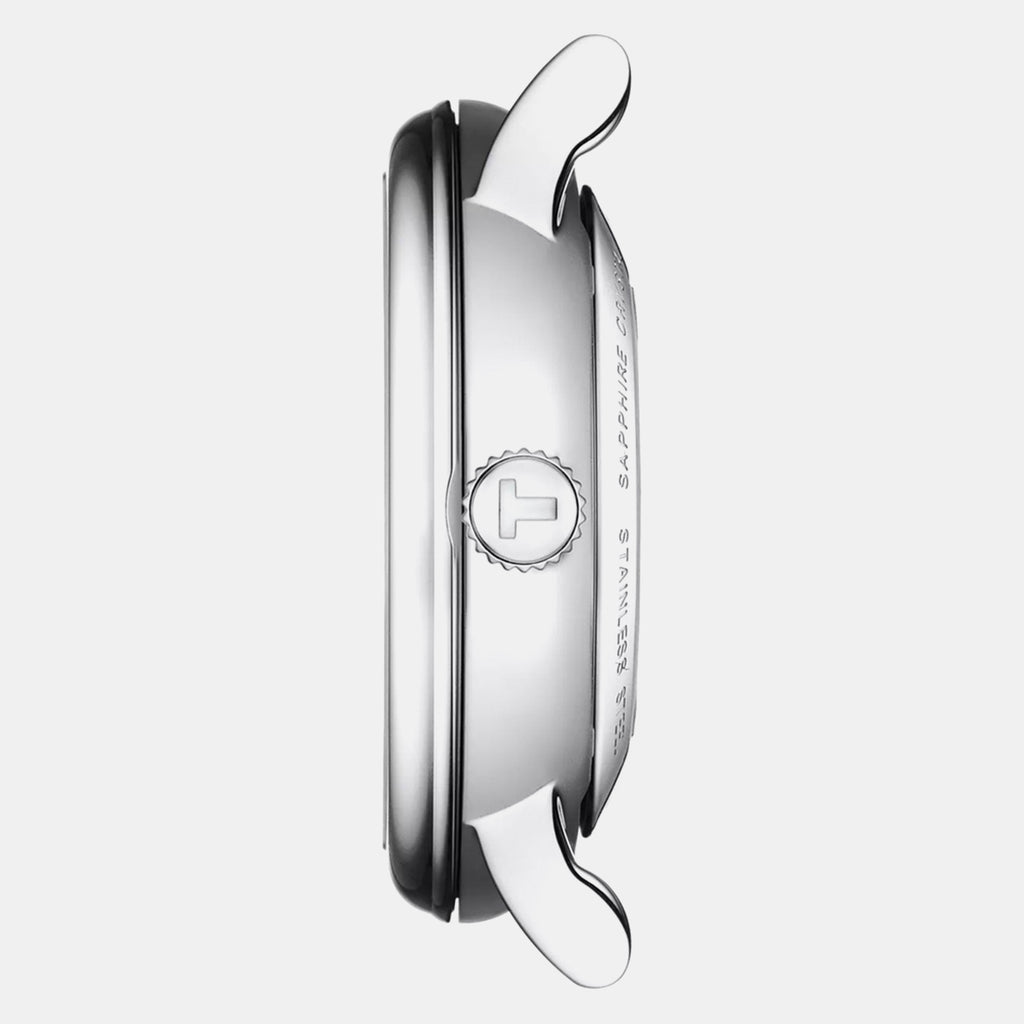 Carson Premium Women Automatic Silver Dial Analog Leather Watch T1222071603300