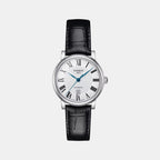 Carson Premium Women Automatic Silver Dial Analog Leather Watch T1222071603300