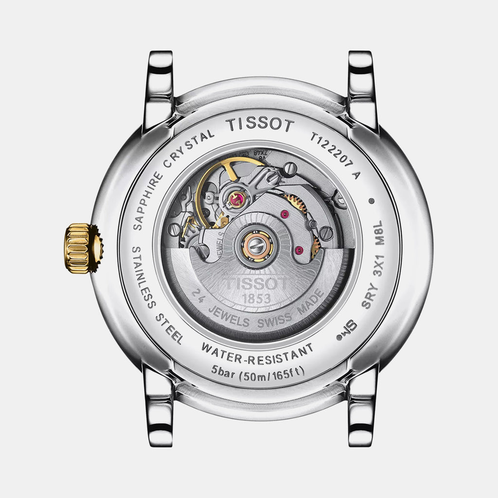 Carson Women Automatic Silver Dial Analog Stainless Steel Watch T1222072203100