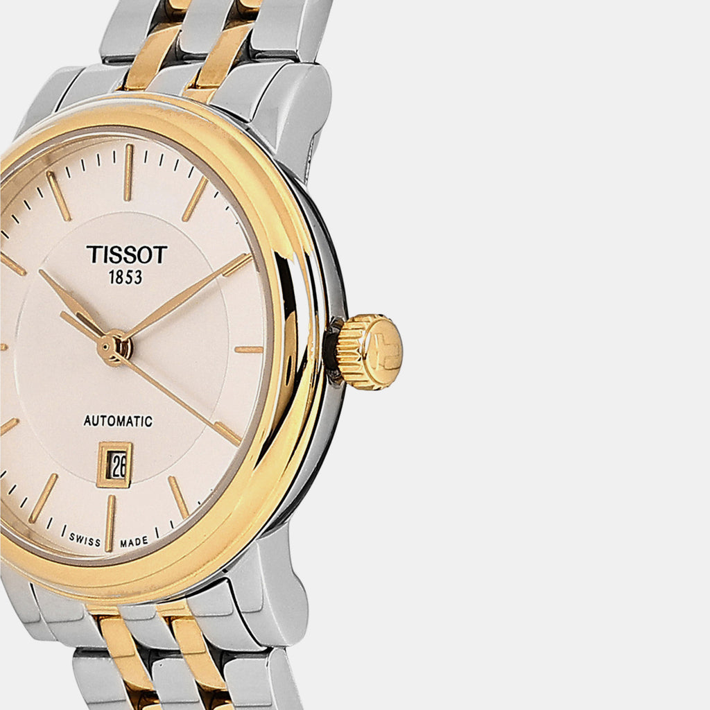 Carson Women Automatic Silver Dial Analog Stainless Steel Watch T1222072203100