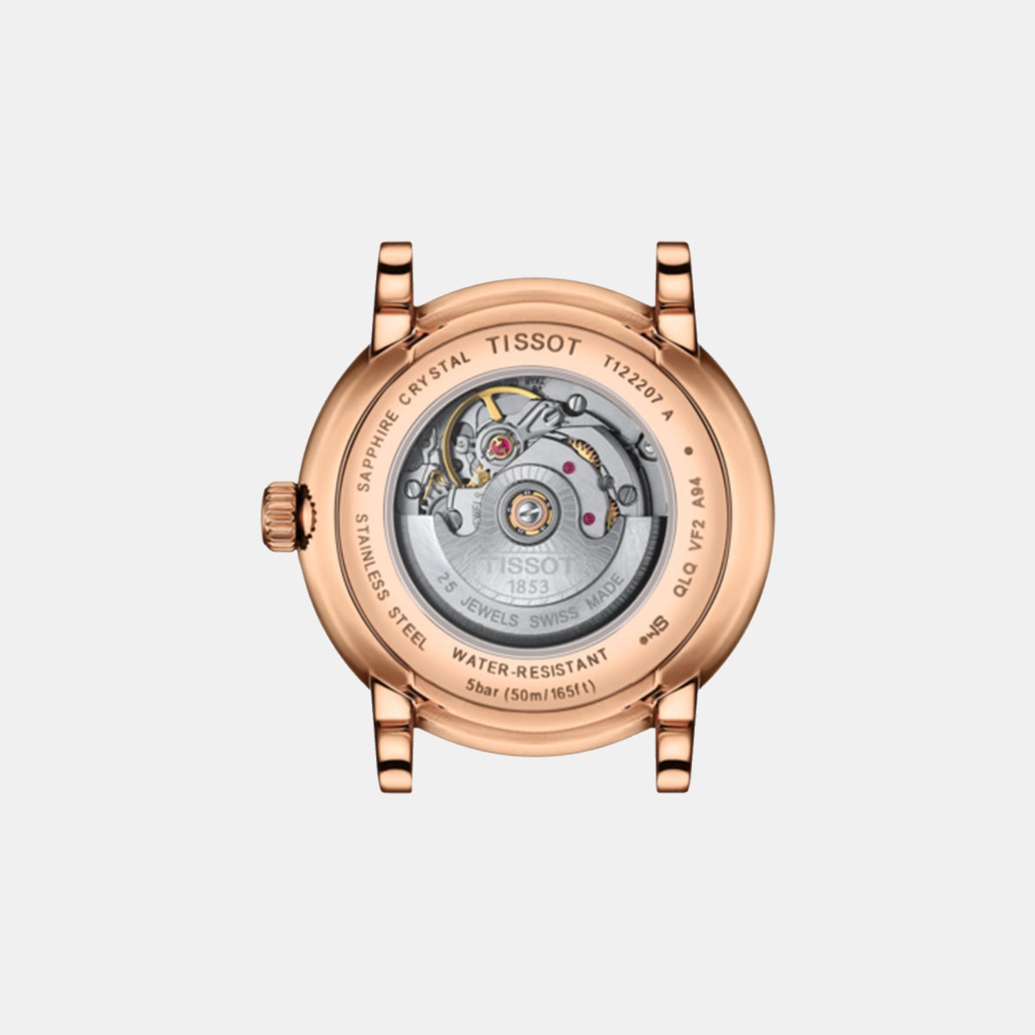 Carson Premium Women Automatic Silver Dial Analog Leather Watch T1222073603300