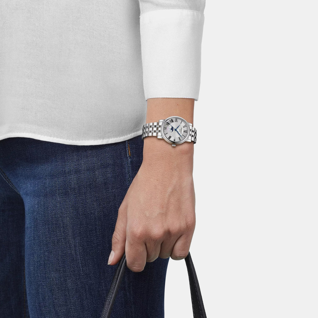 Carson Women Quartz Silver Dial Analog Watch T1222231103300