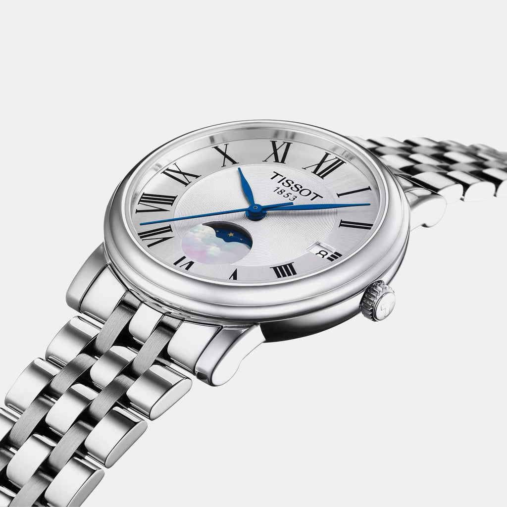 Carson Women Quartz Silver Dial Analog Watch T1222231103300