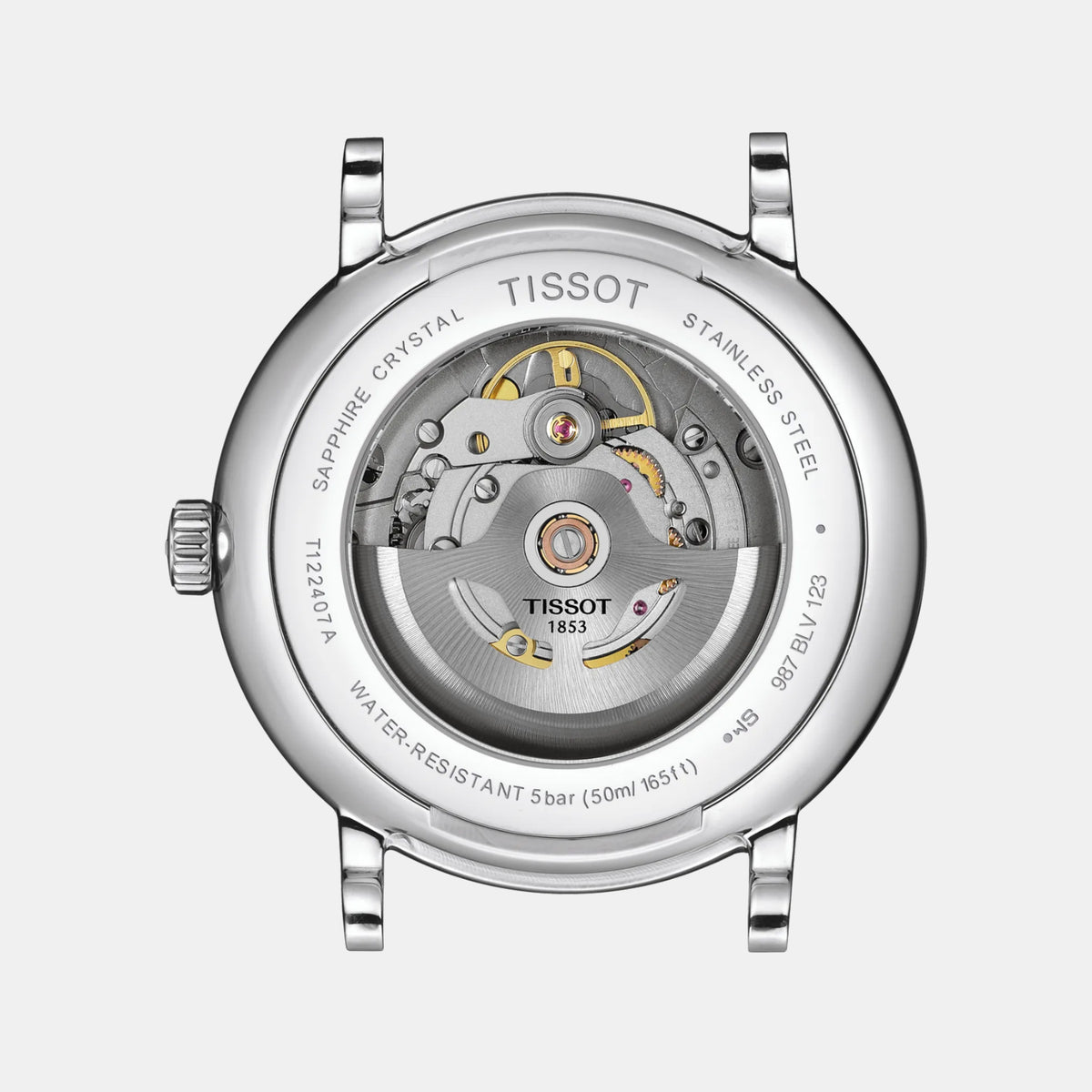 Carson Men Automatic Silver Dial Analog Stainless Steel Watch T1224071103300