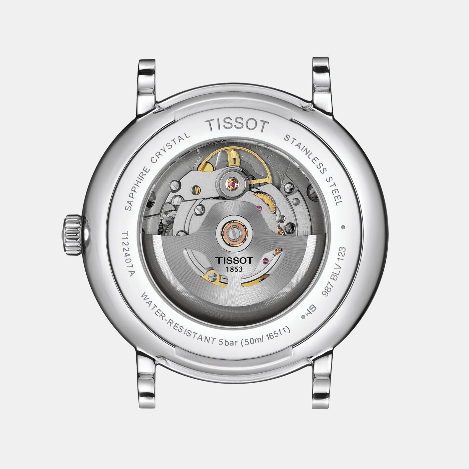 Carson Premium Men Automatic Blue Dial Analog Leather Watch T1224071604300