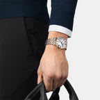 Carson Premium Men Automatic Silver Dial Analog Stainless Steel Watch T1224072203300