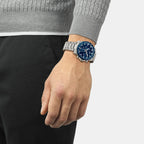 Supersport Men Quartz Blue Dial Chronograph Stainless Steel Watch T1254171104100