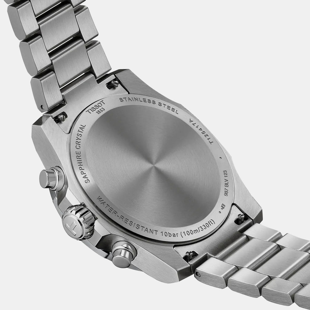 Supersport Men Quartz Blue Dial Chronograph Stainless Steel Watch T1254171135100