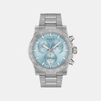 Supersport Men Quartz Blue Dial Chronograph Stainless Steel Watch T1254171135100
