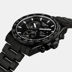 Supersport Men Quartz Black Dial Chronograph Stainless Steel Watch T1254173305100