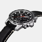 Supersport Men Quartz Black Dial Chronograph Leather Watch T1256171605100