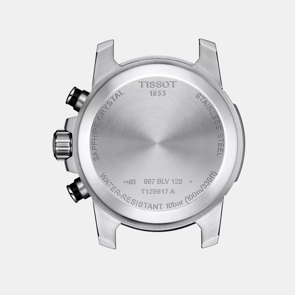 Supersport Chrono Men Quartz Black Dial Chronograph Textile Watch T1256171705103