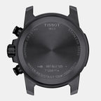 Supersport Men Quartz Black Dial Chronograph Rubber Watch T1256173705101