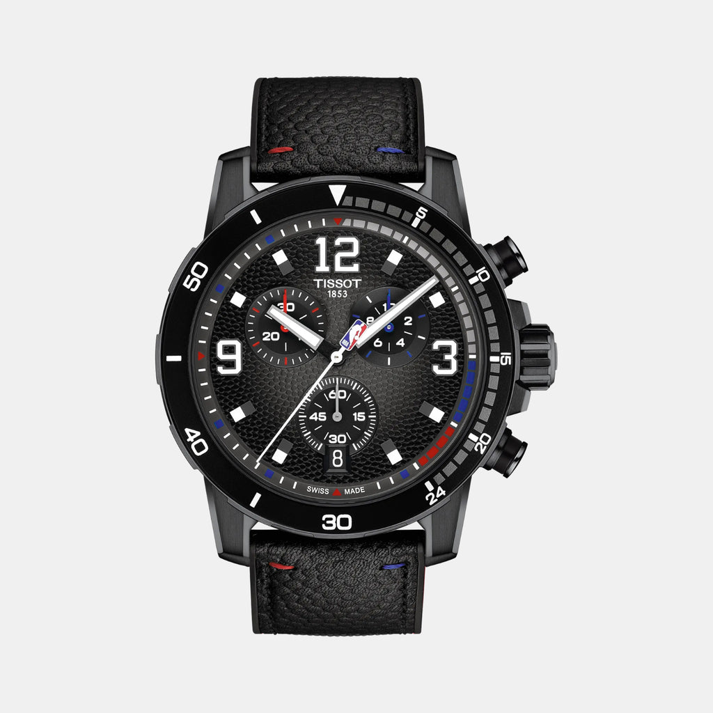 Tissot Round Black Chronograph watch
