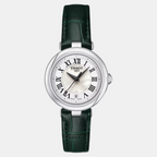 Bellissima Women Quartz White Mother Of Pearl Dial Analog Leather Watch T1260101611302