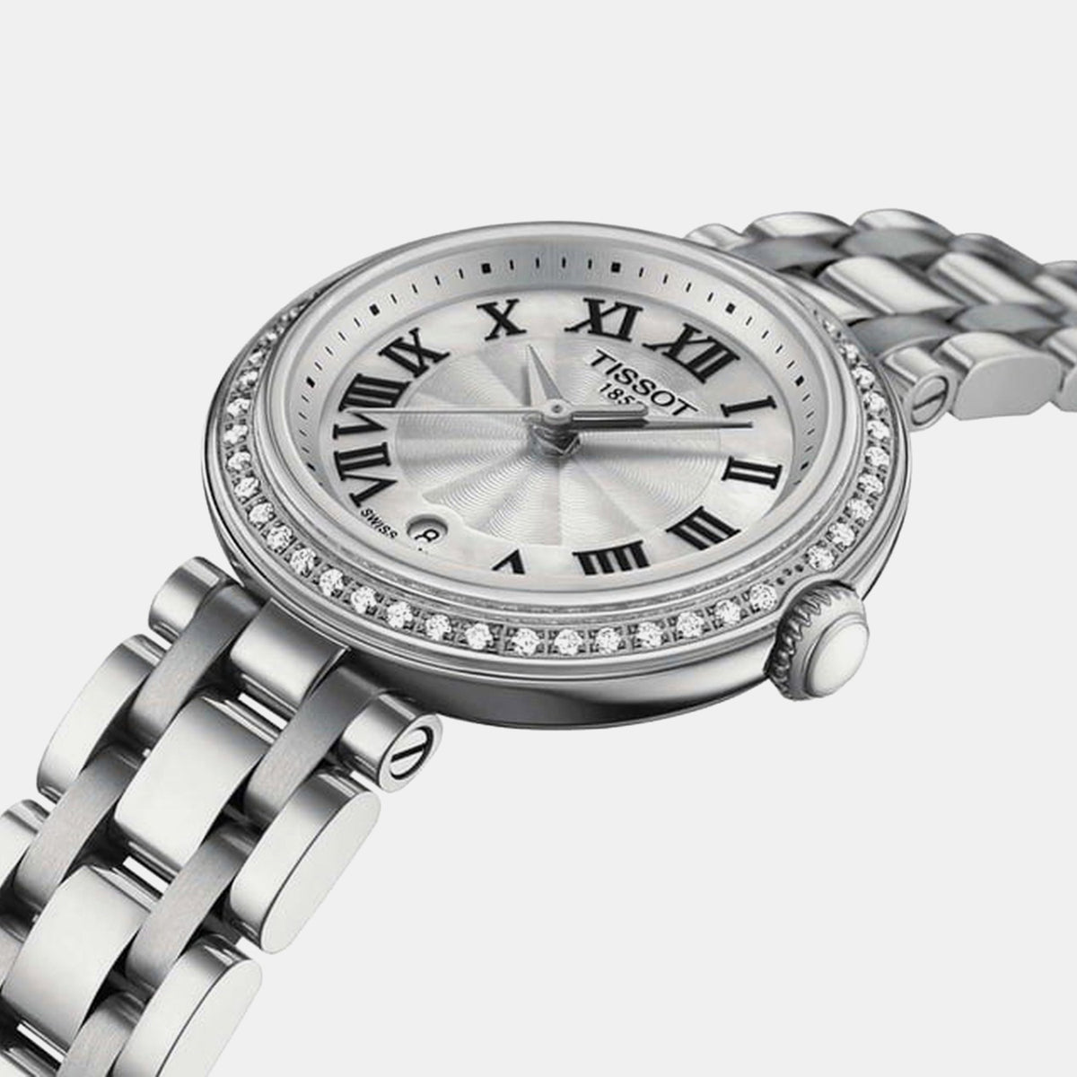 Bellissima Women Quartz Mother Of Pearl Dial Analog Stainless Steel Watch T1260106111300