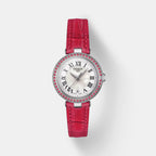 Bellissima Women Quartz White Mother Of Pearl Analog Leather Watch T1260106611300