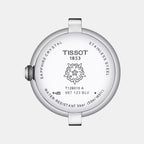 Bellissima Women Quartz White Mother Of Pearl Analog Leather Watch T1260106611300