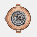 Bellissima Women Automatic White Dial Analog Leather Watch T1262073601300
