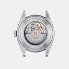 Gentleman Men Automatic Black Dial Analog Stainless Steel Watch T1274071105100