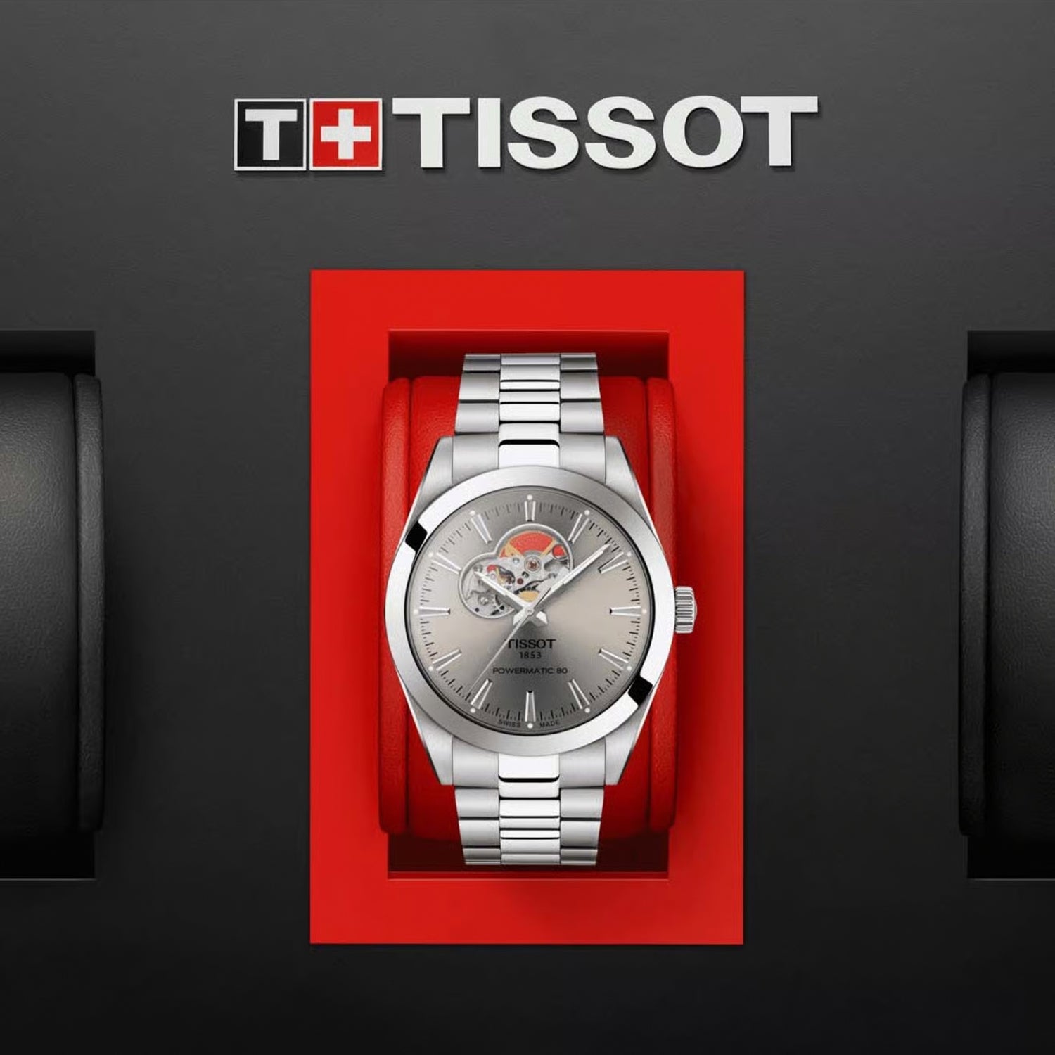 Tissot Gentleman Men Automatic Silver Dial Analog Stainless Steel Watch T1274071108100