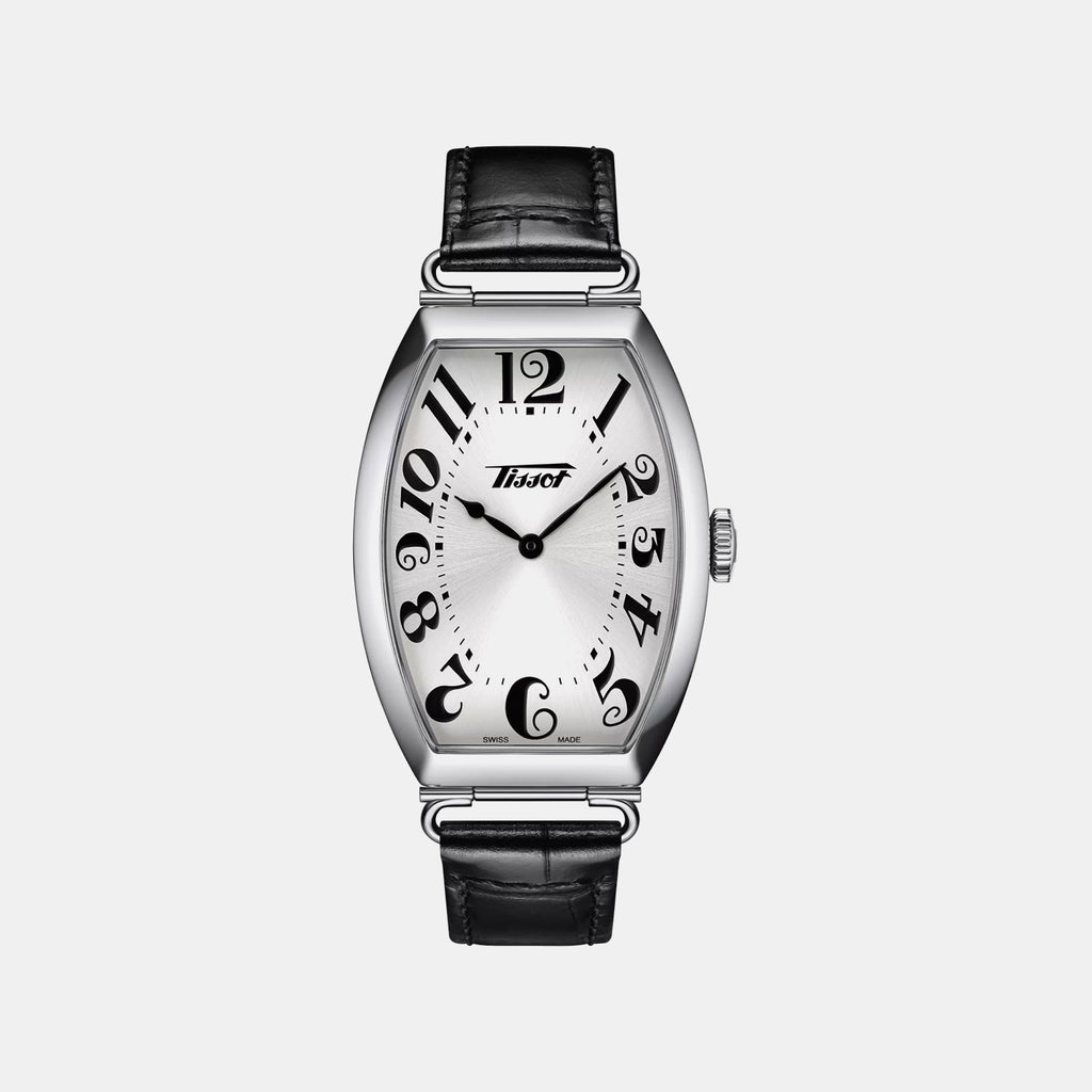 Heritage Porto Men Quartz Silver Dial Analog Leather Watch T1285091603200