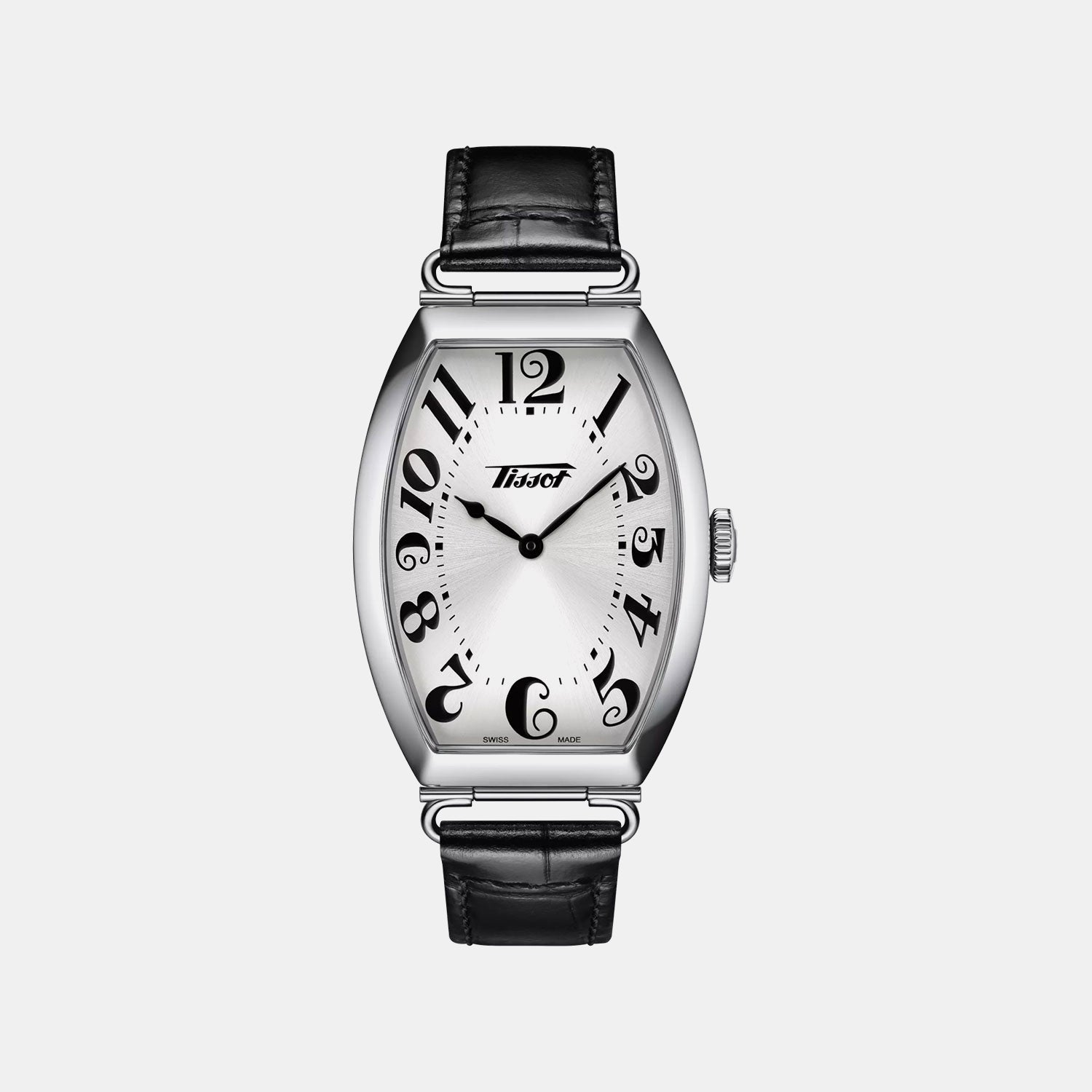 Heritage Porto Men Quartz Silver Dial Analog Leather Watch T1285091603200