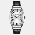 Heritage Porto Men Quartz Silver Dial Analog Leather Watch T1285091603200