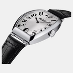 Heritage Porto Men Quartz Silver Dial Analog Leather Watch T1285091603200