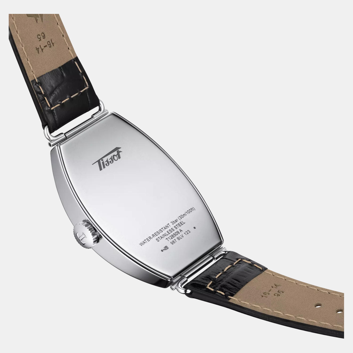 Heritage Porto Men Quartz Silver Dial Analog Leather Watch T1285091603200