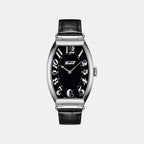 Heritage Porto Men Quartz Black Dial Analog Leather Watch T1285091605200