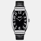 Heritage Porto Men Quartz Black Dial Analog Leather Watch T1285091605200
