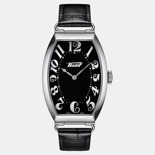 Heritage Porto Women Quartz Black Dial Analog Leather Watch T1285091605200