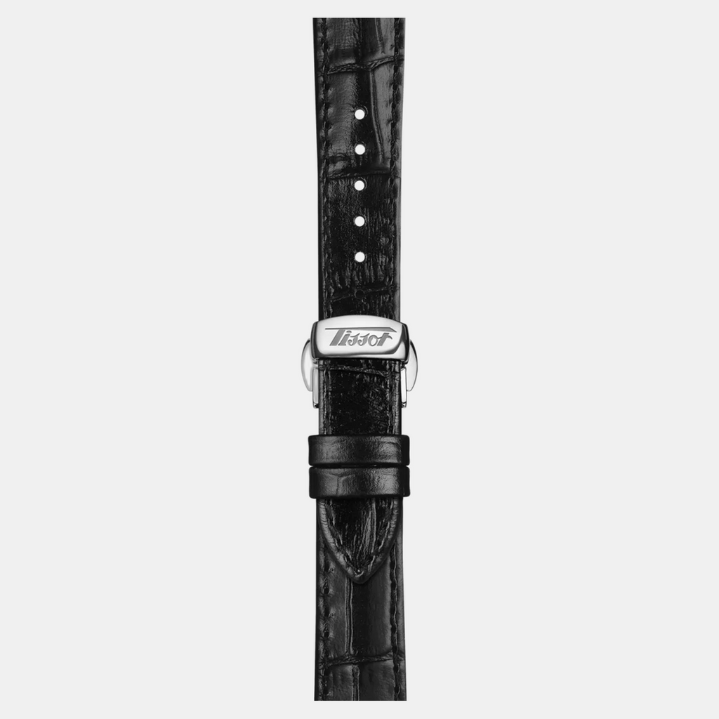 Heritage Porto Men Quartz Black Dial Analog Leather Watch T1285091605200